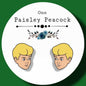 Johnny Quest inspired handmade stud earrings