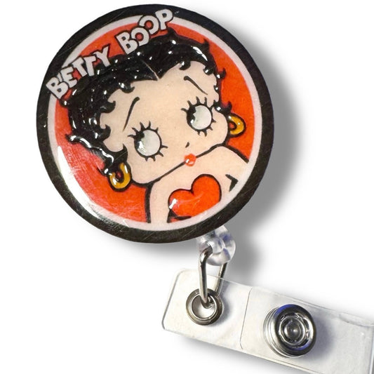 Badge Reel Betty Boop Round