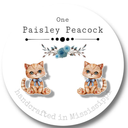 Stuffed animal inspired stud earrings