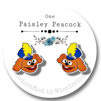 Muppet Babies Sesame Street stud earrings