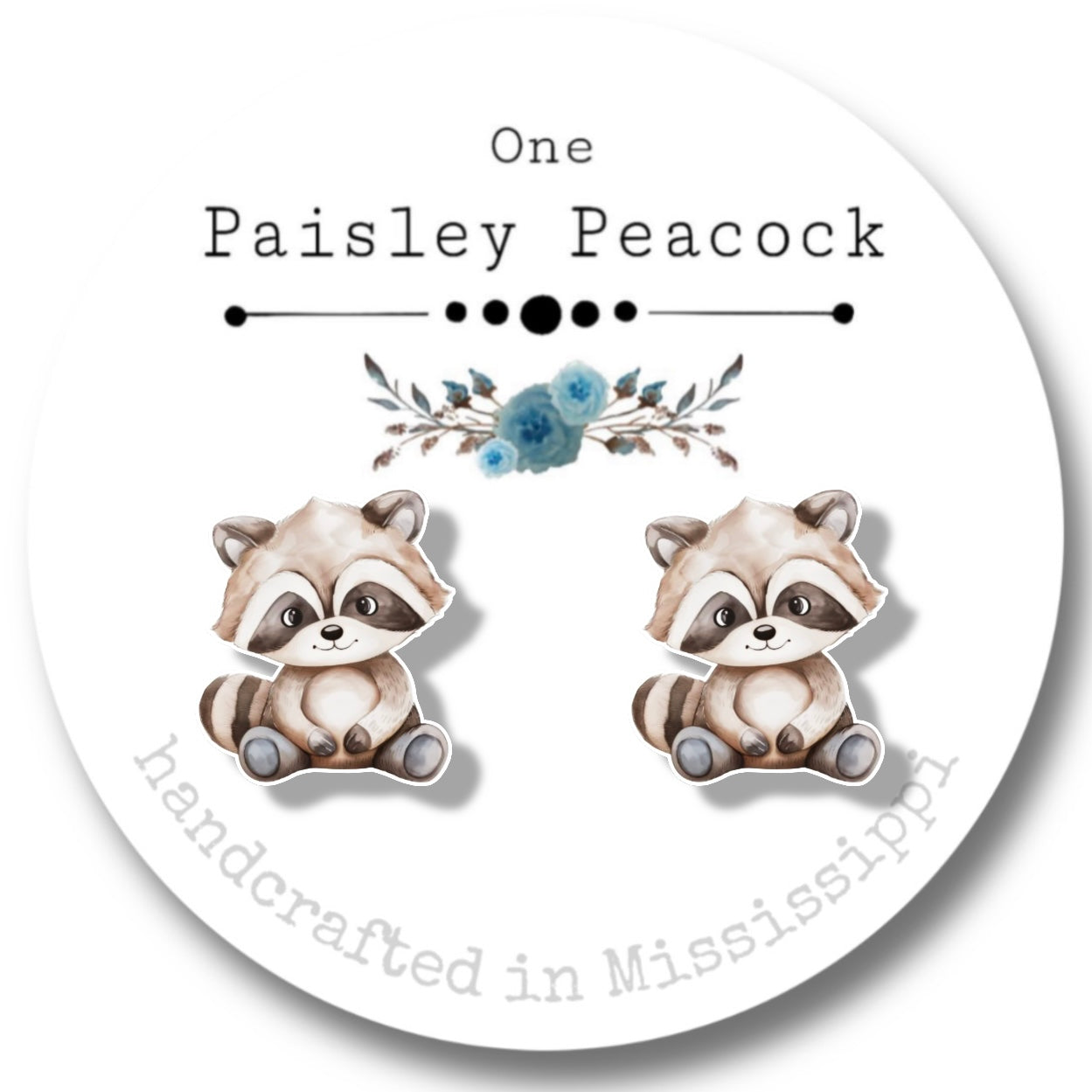 Stuffed animal inspired stud earrings