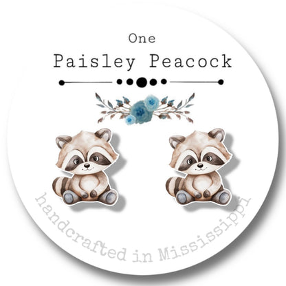 Stuffed animal inspired stud earrings