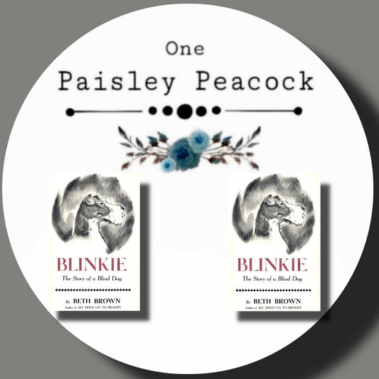 Blinkie book stud earrings