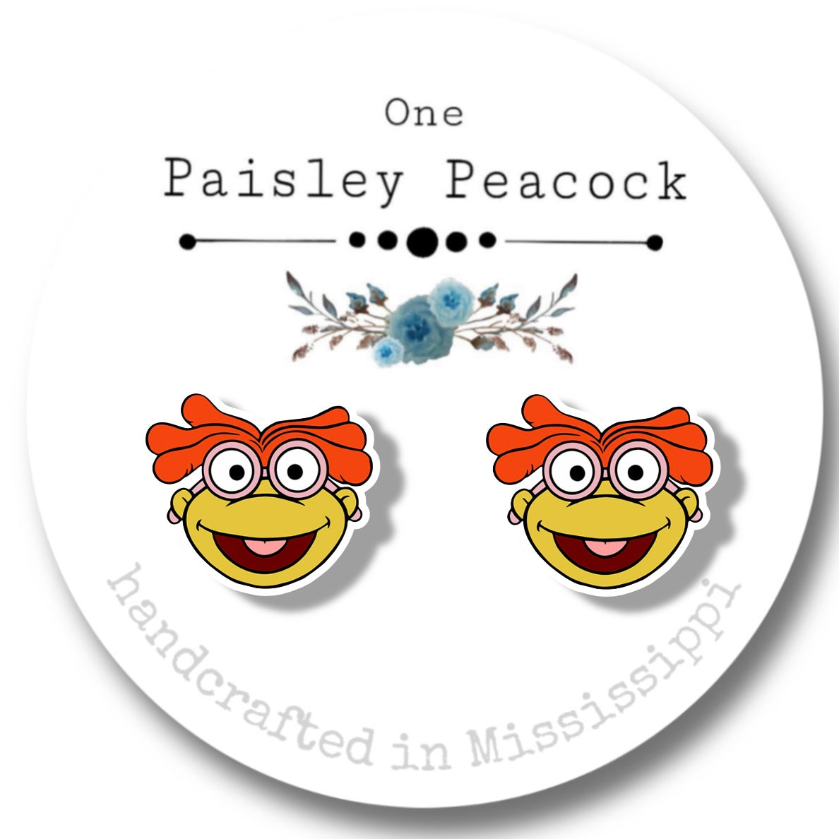 Muppet Babies Sesame Street stud earrings