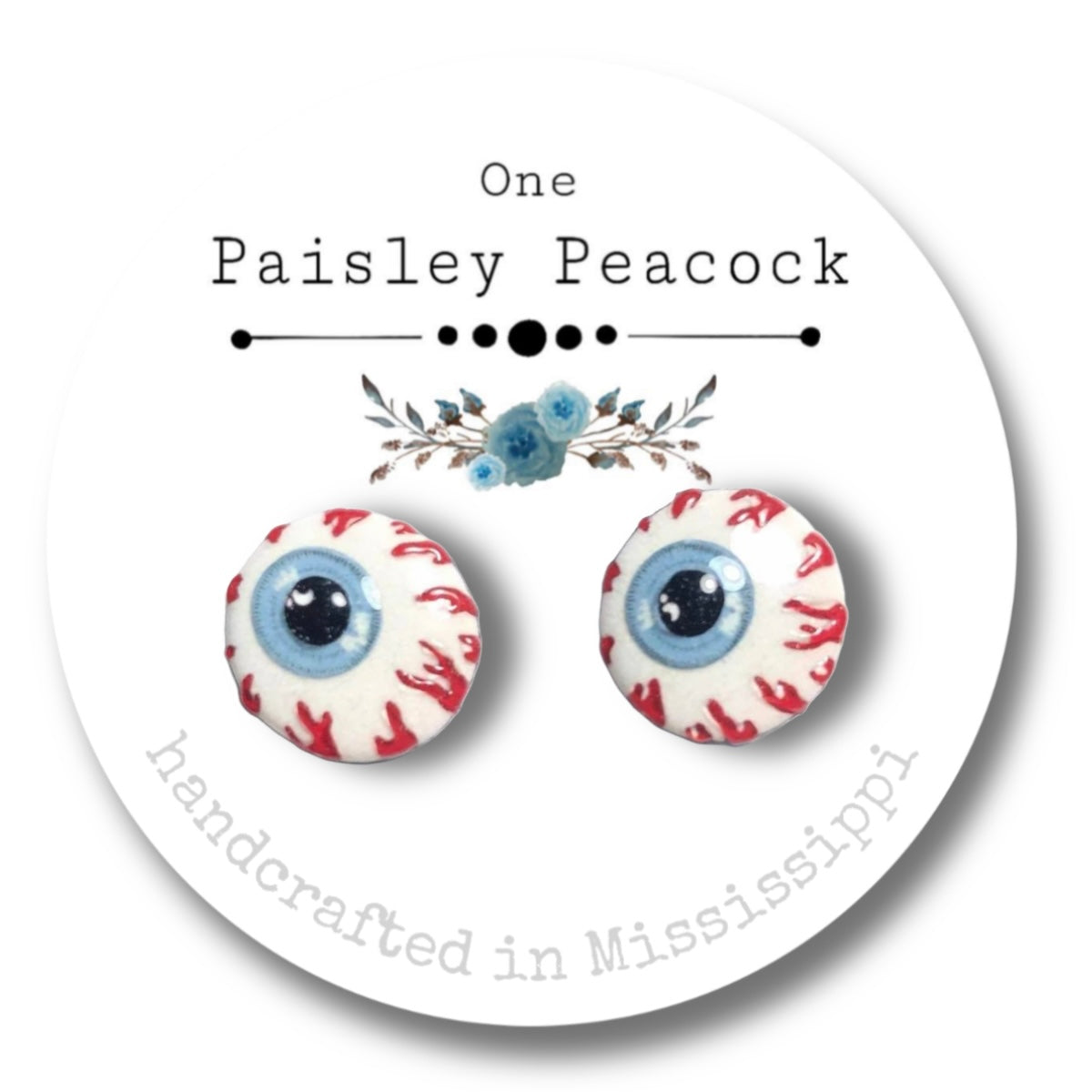 Stud earrings-eyeballs