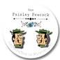 Yogi the Bear stud earrings