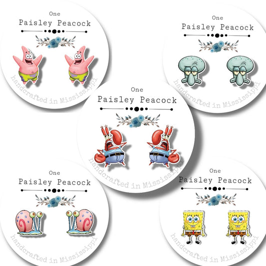 SpongeBob Stud Earrings