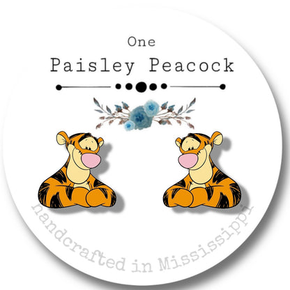 Winnie the Pooh stud earrings