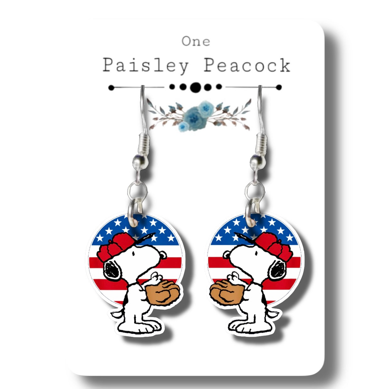 4th of July Independence Day Dangle earrings