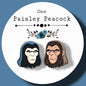 Planet of the Apes inspired handmade stud earrings