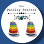 Toy Stack handmade stud earrings Fisher Price inspired