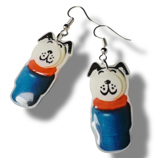 Dangle Earrings-toy dog