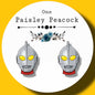 Ultraman stud earrings