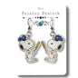 Dangle Earrings-snoopy policeman