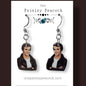 Fonzi inspired dangle earrings Handmade Happy Days