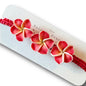 Red Hibiscus flower bracelet