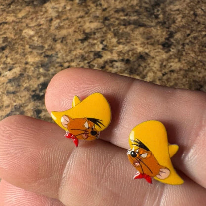 Stud Earrings-speedy