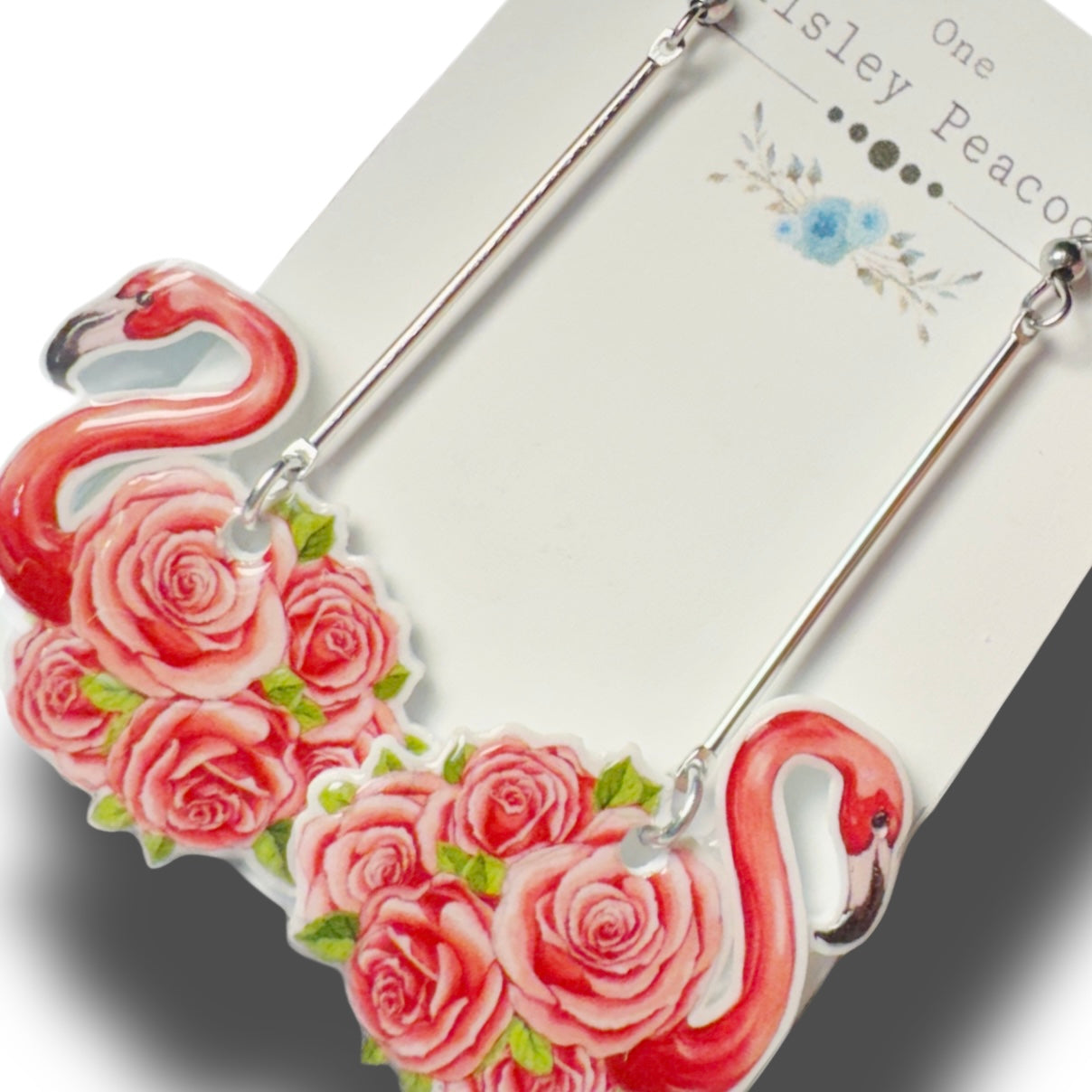 Flamingo Bird Dangle Earrings