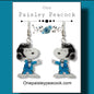 Dangle Earrings- Snoopy Elvis inspired