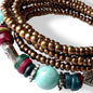 Boho memory wire bracelet