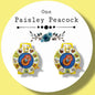 Retro Toy handmade stud earrings See n Say inspired 70’s