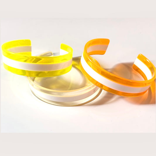 Open Cuff Bangle Bracelet 80’s inspired