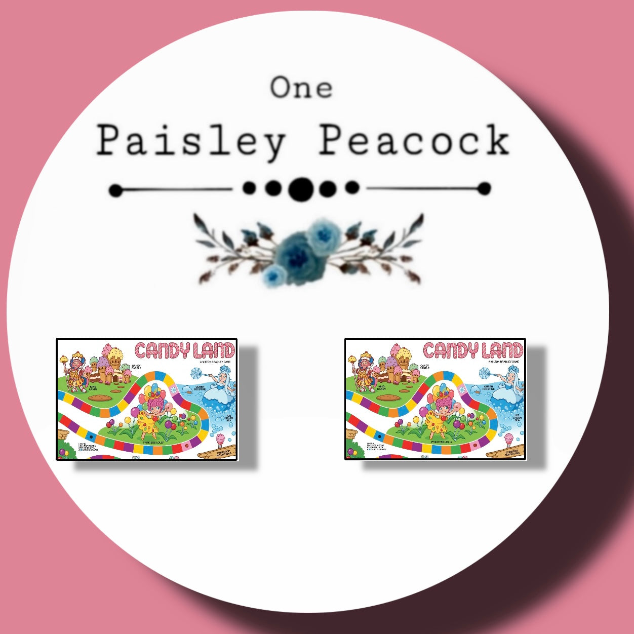 Candyland inspired stud earrings