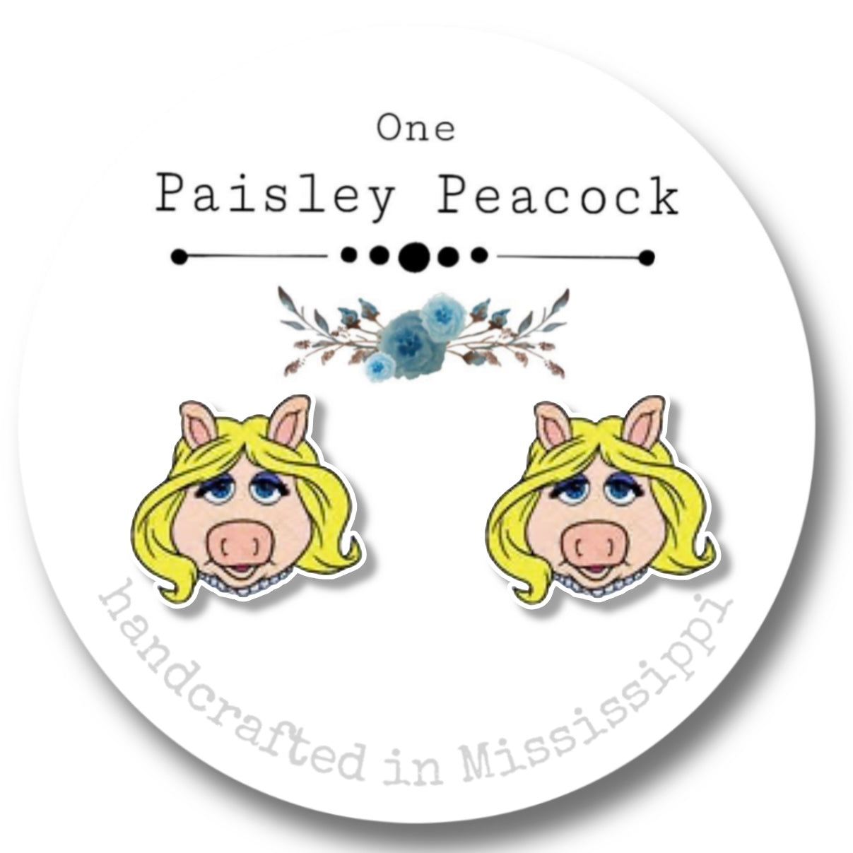 Muppet Babies Sesame Street stud earrings
