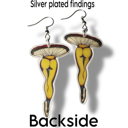 Mushroom Dangle Earrings