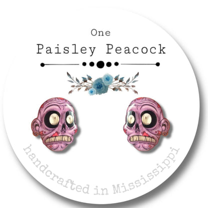 Zombies stud earrings