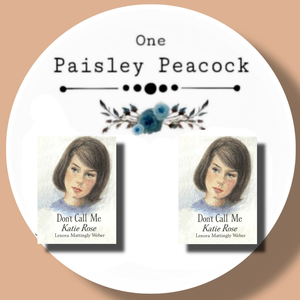 Don’t call me Katie Rose book stud earrings