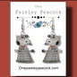 Dangle Earrings- Snoopy Dalek inspired