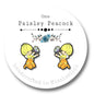 Rainbow Brite stud earrings