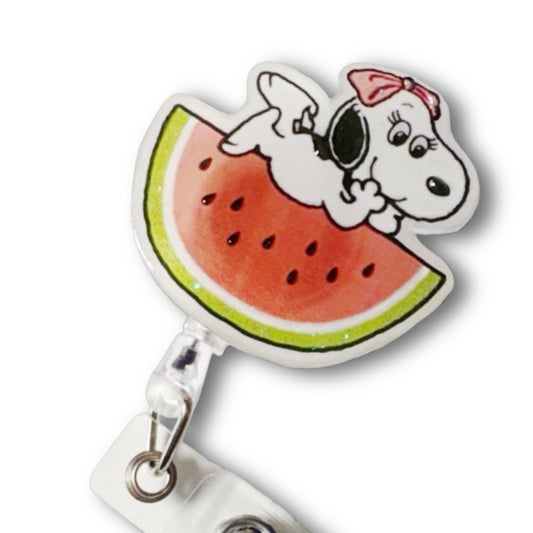 Belle Watermelon Badge Reel