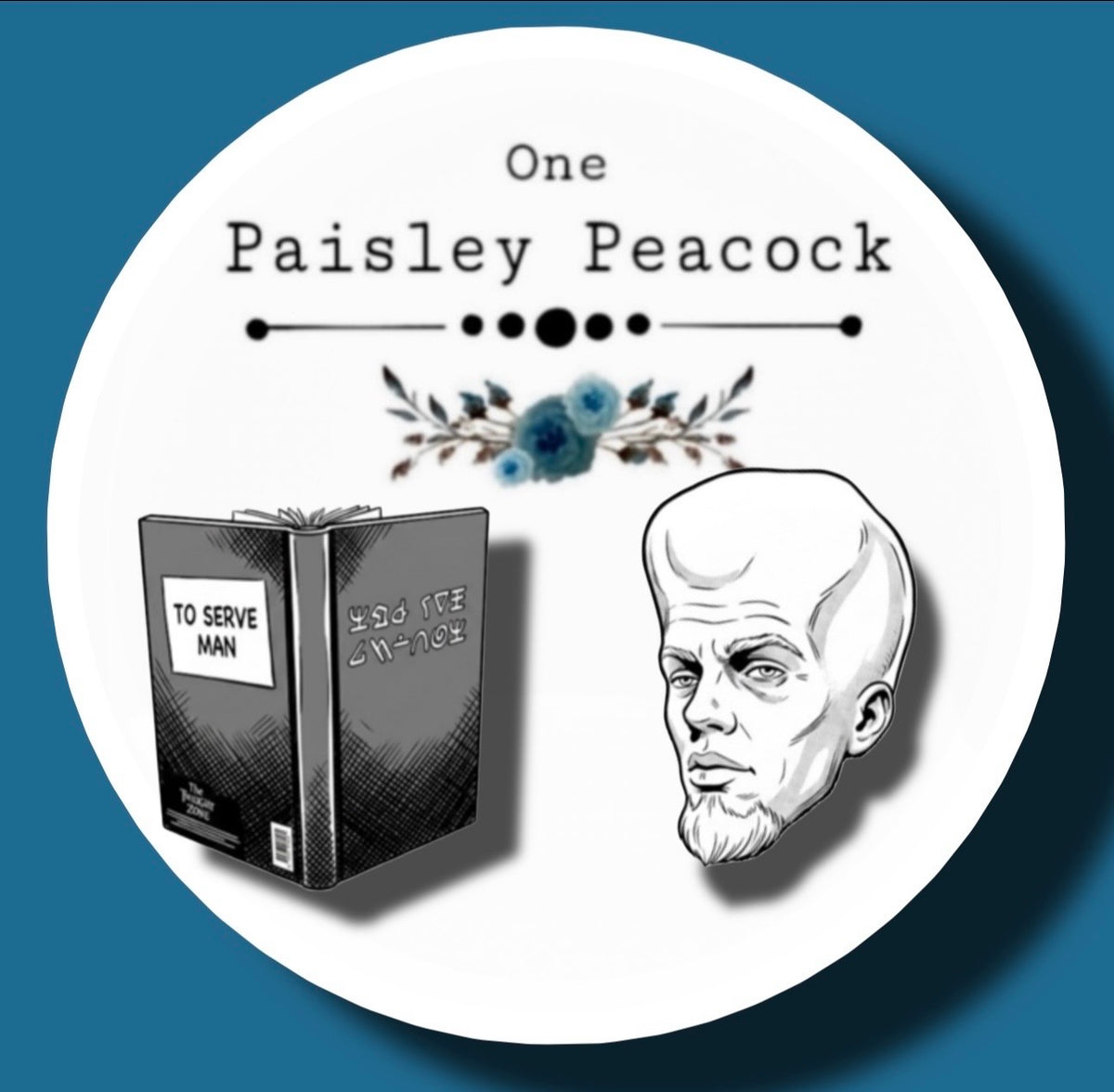 To serve man stud earrings