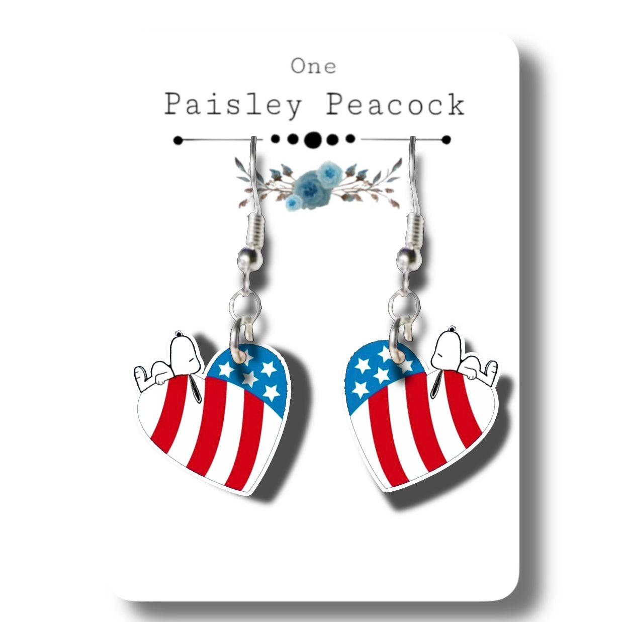 4th of July Independence Day Dangle earrings