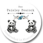 Stuffed animal inspired stud earrings