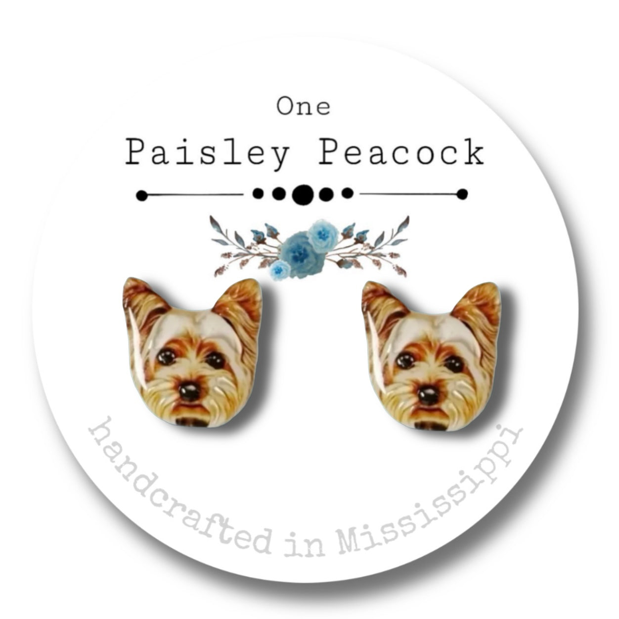 Dog Stud Earrings-YORKIE