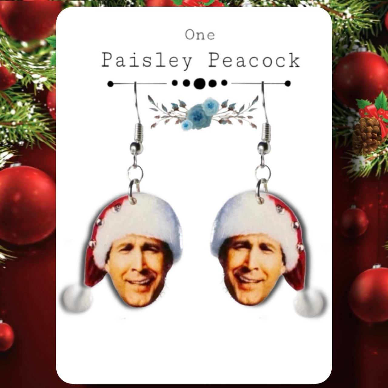 Clark Griswold Dangle Earrings Christmas Vacation inspired