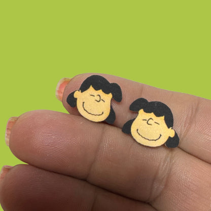 Lucy inspired handmade stud earrings