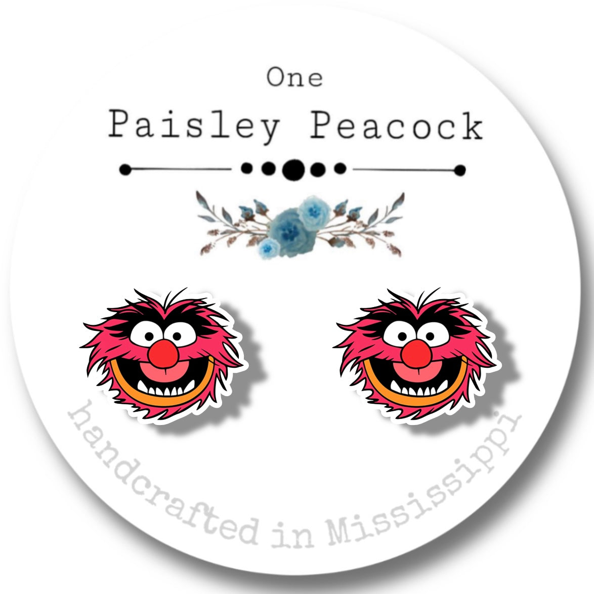 Muppet Babies Sesame Street stud earrings