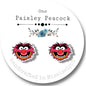 Muppet Babies Sesame Street stud earrings