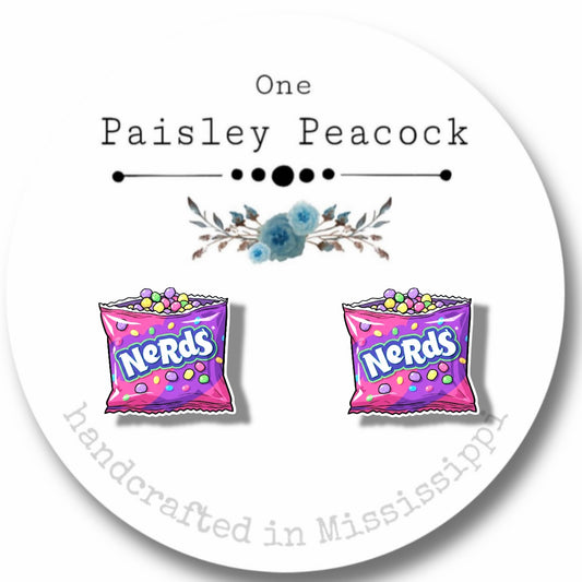 Stud Earrings-nerds