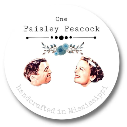 Stud earrings-wonderful life Christmas