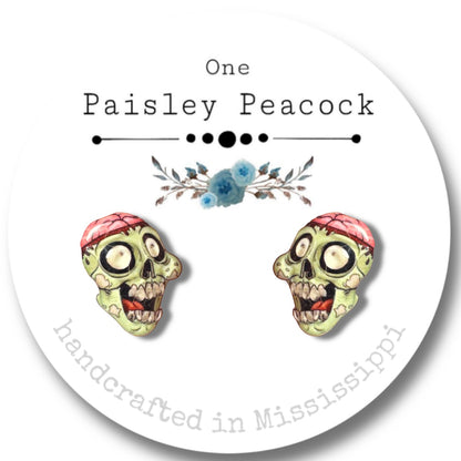 Zombies stud earrings