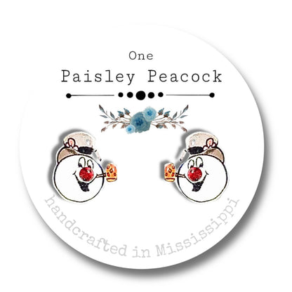 Retro Christmas cartoon movie earrings