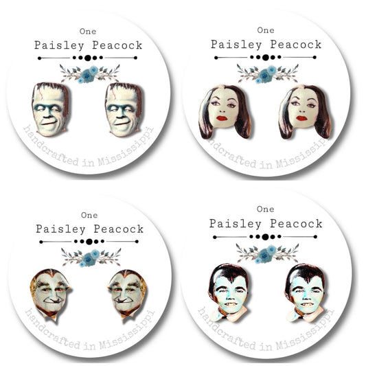 The Munsters Stud earrings