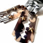 Dangle Earrings Camo Razorblade