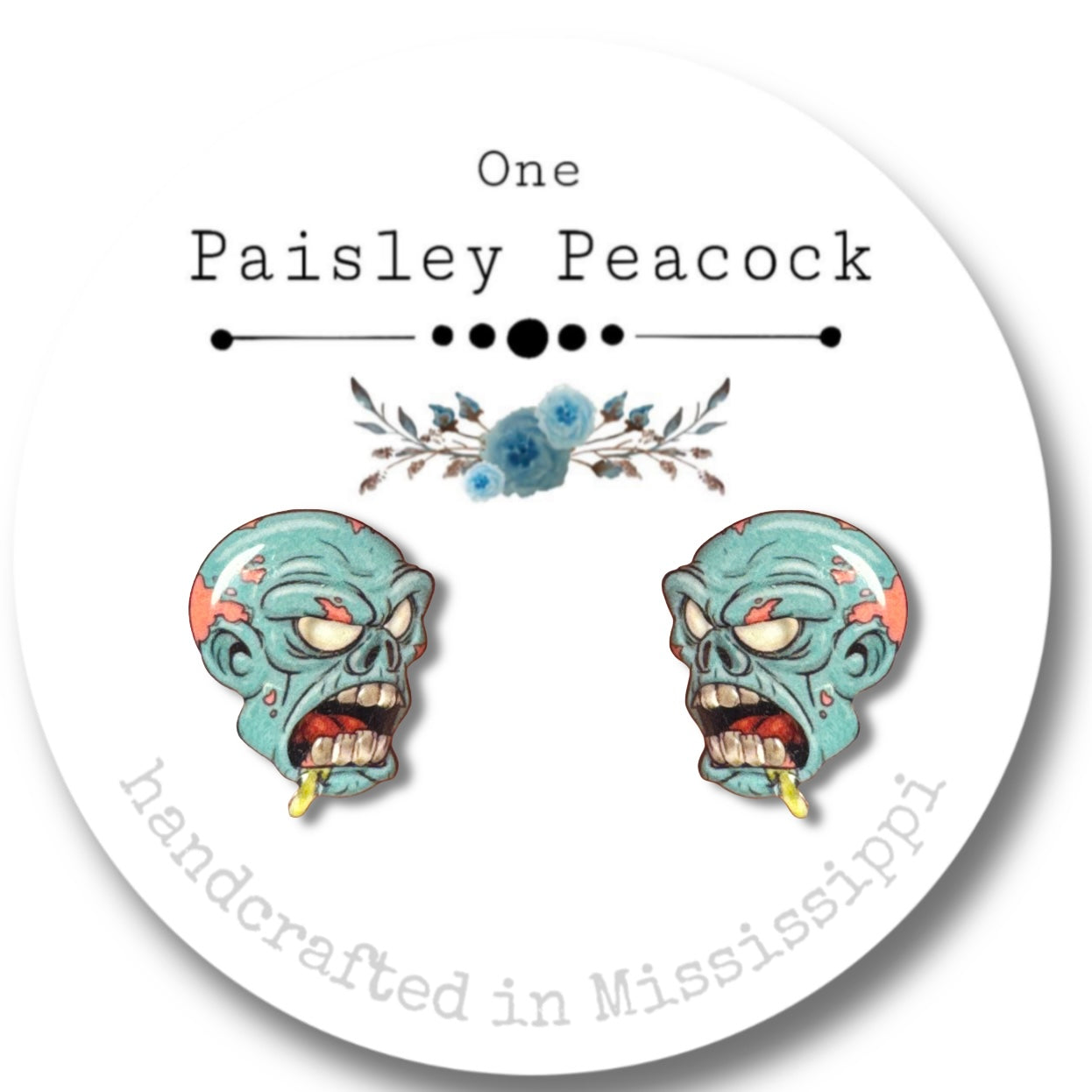 Zombies stud earrings