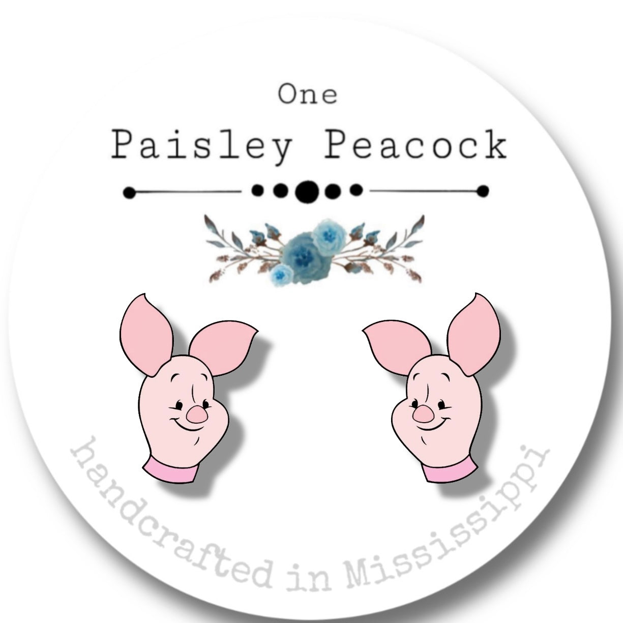 Winnie the Pooh stud earrings